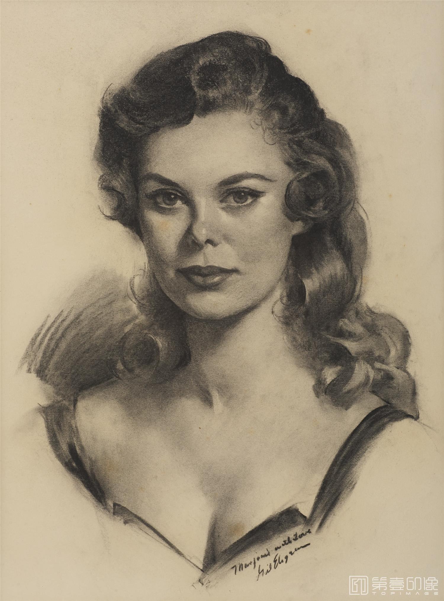 素描-吉尔·艾尔夫格雷恩 Gil Elvgren 作品集-104